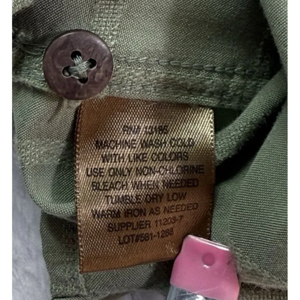 The Foundry Supply Short Sleeve Button Up Green Men's XLT - Picture 5 of 13